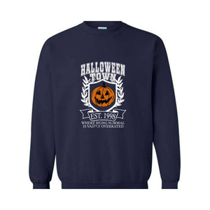 Halloween Town University Sweatshirt, Halloween Town EST 1998 Sweatshirt, Halloween Sweatshirt, Fall Sweatshirt