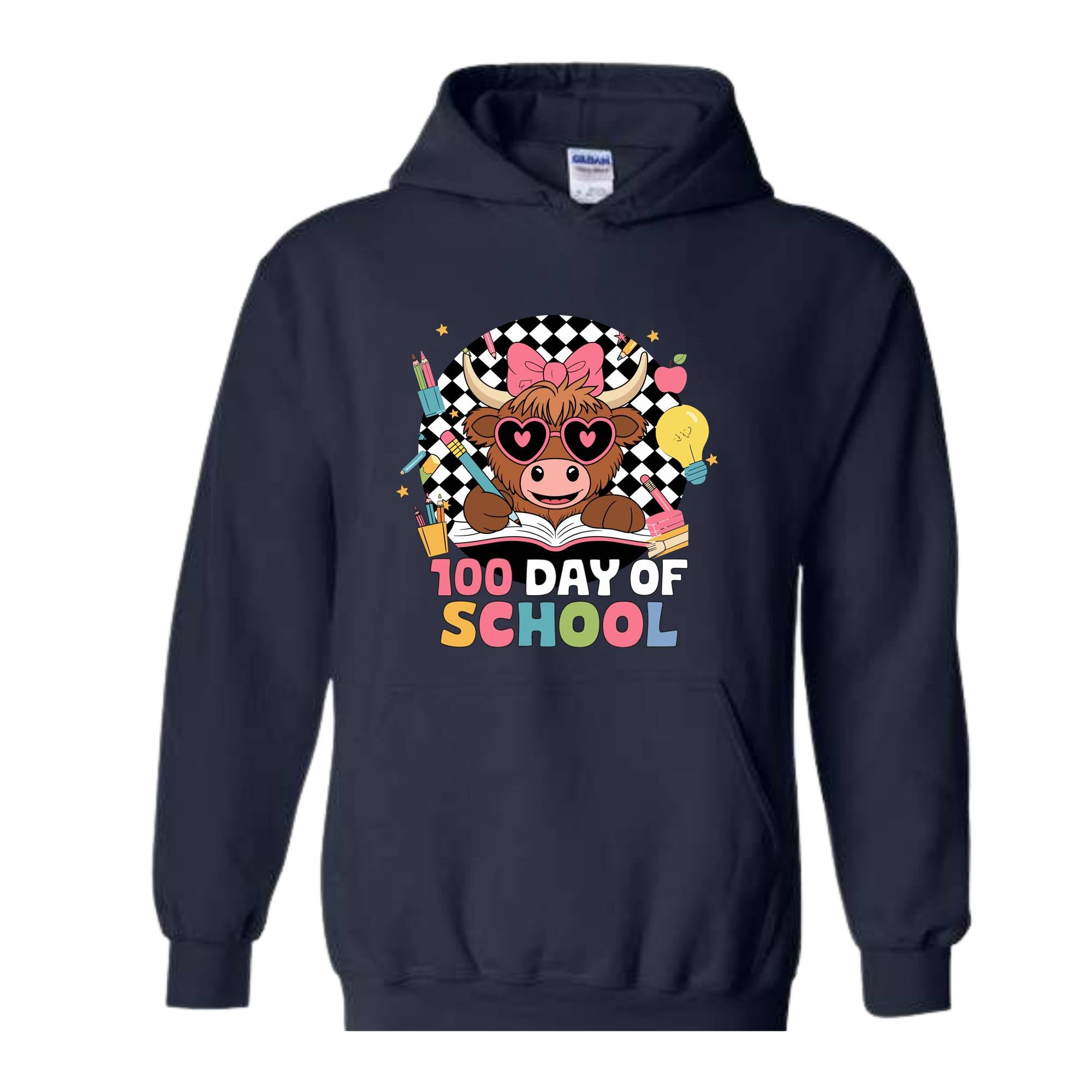 100 Days Of School Sweatshirt, 100 Days Hoodie, School Hoodie, Teacher gift, Teacher Hoodie, New Teacher Hoodie, Cute Mom Hoodie