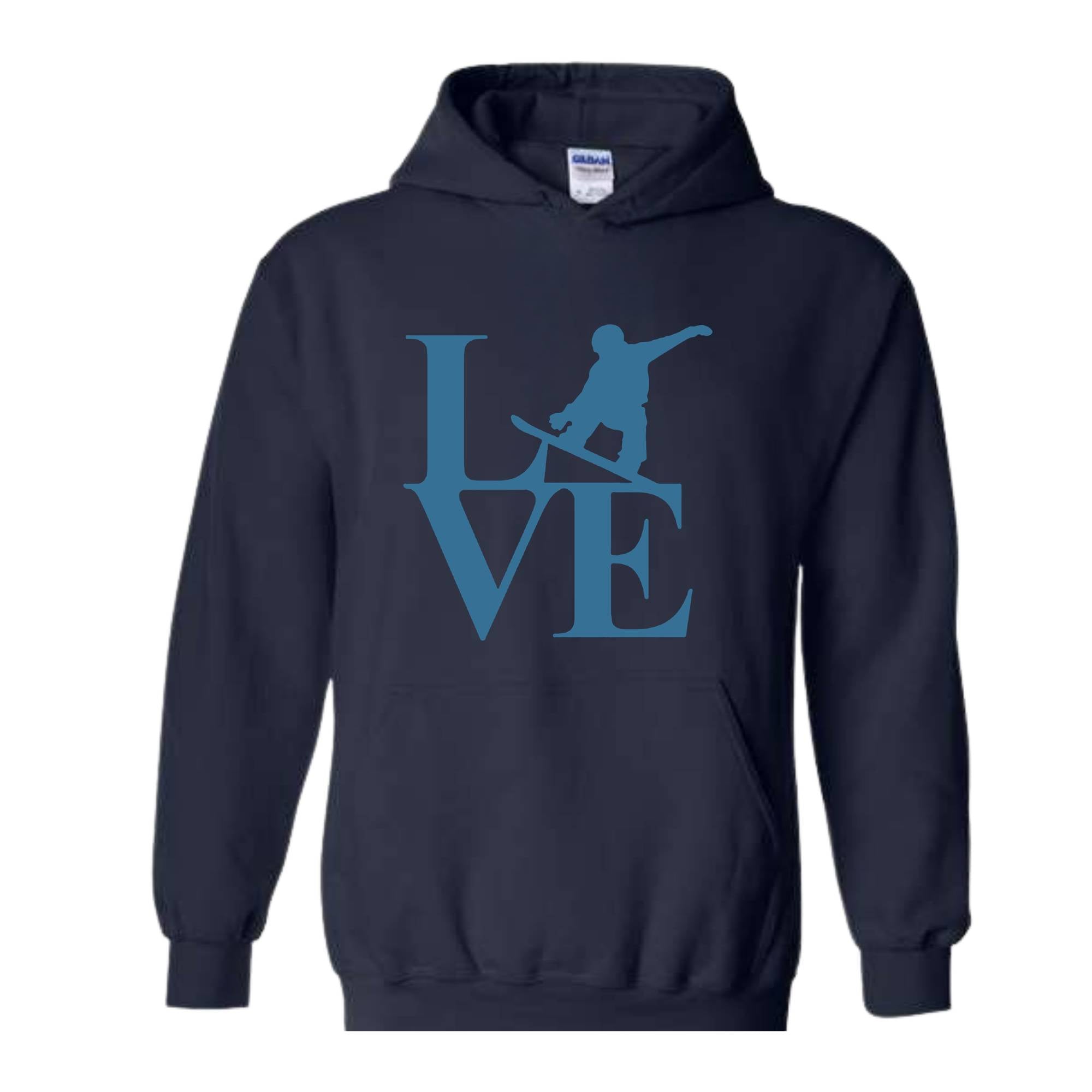 Live Snowboard Hoodie, Mountain Snowboarding Hoodie, Winter Sports Hoodie, Snowboarding Gift