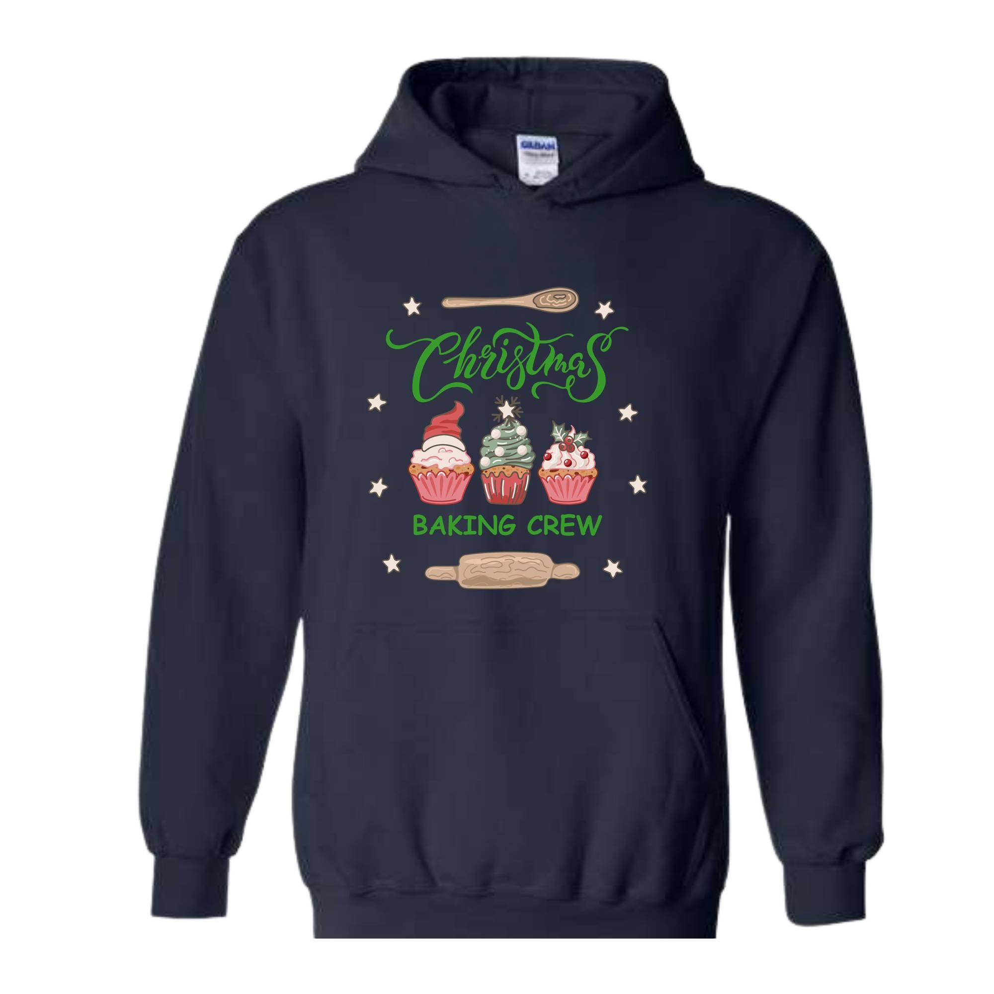 Christmas Baking Crew Hoodie, Cookie Lover Sweater, Christmas Baking Hoodie, Holiday Baking Hoodie