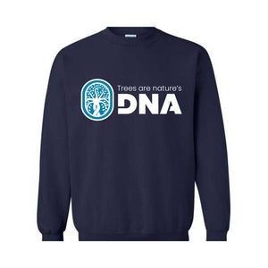 Trees are nature's DNA Swetshirt, DNA Tree Of Life Hoodie, Science Teacher Sweatshirt, Biology Sweatshirt, Science Gift, 100 Days Of School