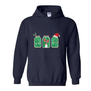 Pickles Christmas Sweatshirt, Pickles Sweatshirt, Pickle Lover Gift, Christmas Sweatshirt, Foodie Sweatshirt, Christmas Mom Sweatshirt