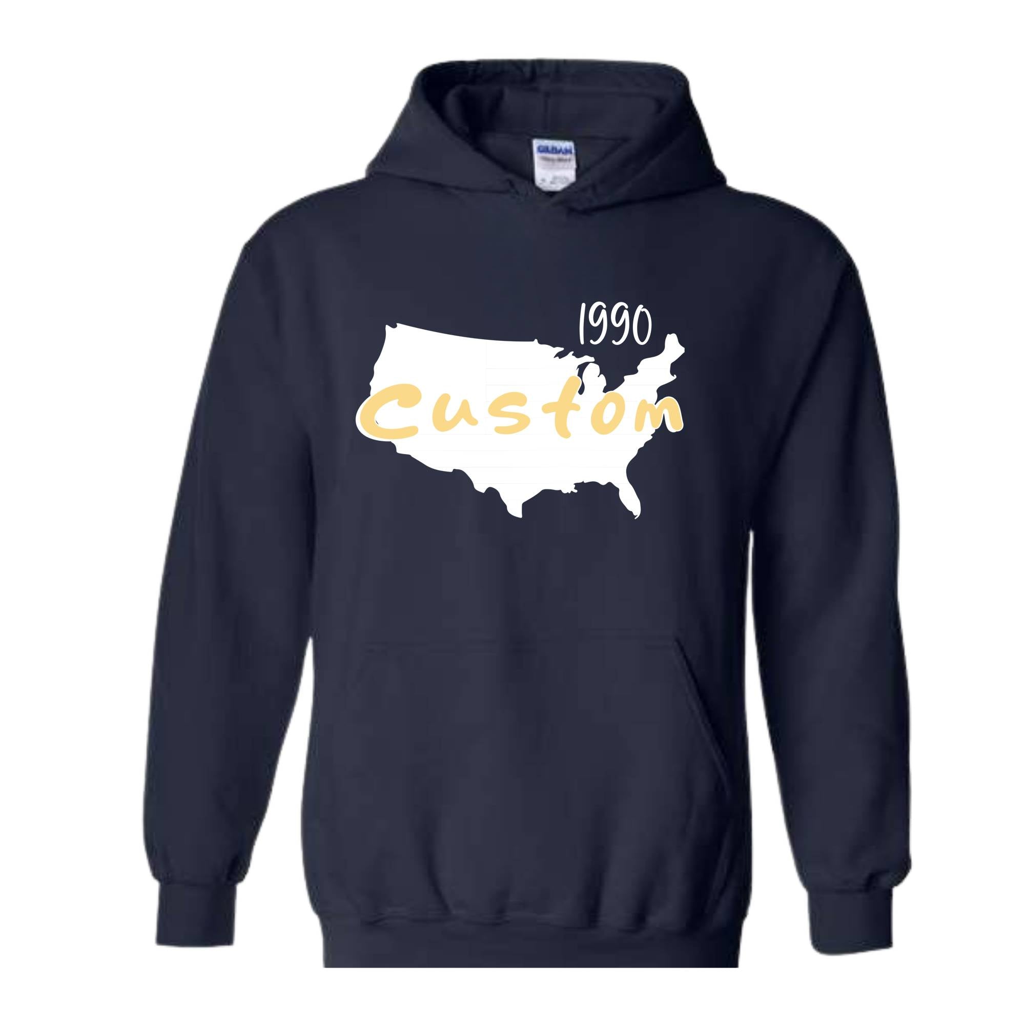 Custom your State Hoodie, States Hoodie, Taxes Hoodie, Boston Hoodie, States Name, Custom Date the state was founded Hoodie