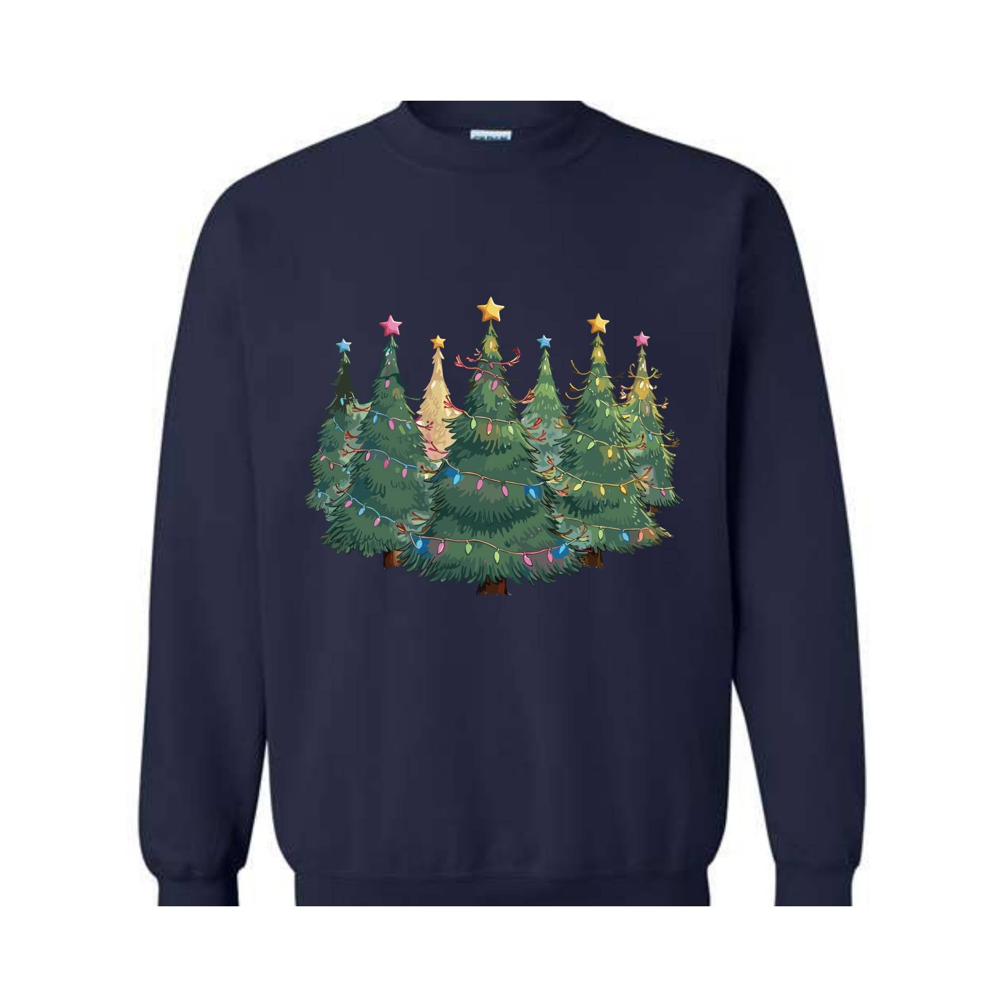 Christmas Trees Sweatshirt, Christmas Shirts For Women, Christmas Sweat, Cute Christmas Sweatshirt ,Shirts For Christmas