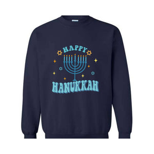 Happy Hanukkah Sweatshirt, Funny Christmas Sweatshirt, Holiday Sweater, Merry Chrismukkah Sweatshirt, Hanukkah Gift