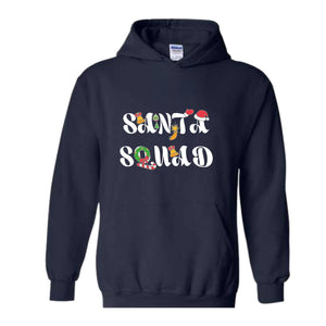 Santa Squad Sweatshirt, Xmas Sweatshirt, Festive Sweatshirt, Xmas Gift, Christmas Squad, Matching Sweatshirts, Holiday Outfit