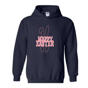 Happy Easter Hoodie, Easter Bunny Hoodie, Cute Bunny Hoodie, Christian Easter Hoodie, Easter Egg Hoodie