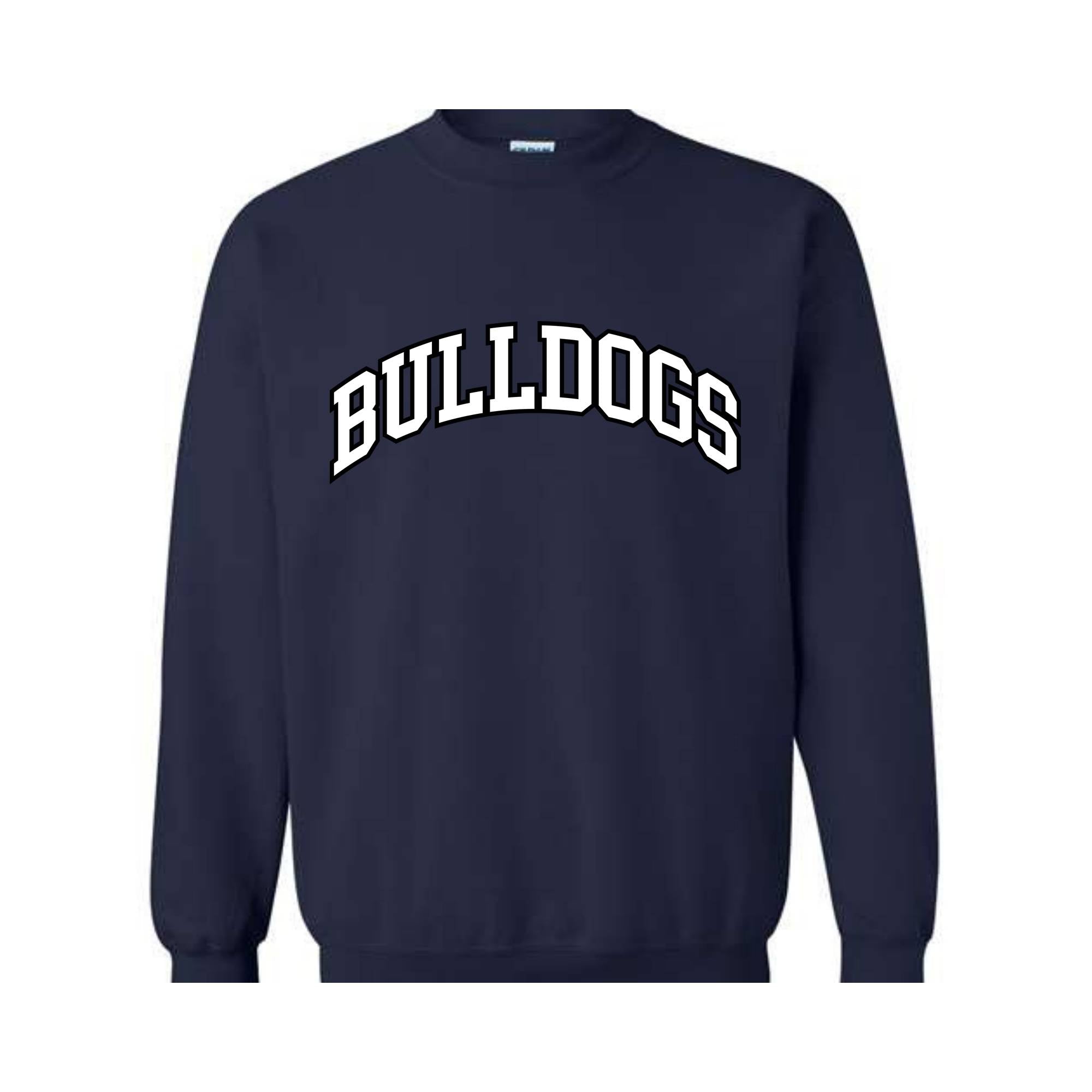 Team Mascot Sweatshirt, Bulldogs Team Sweatshirt, Bulldogs Football Sweatshirt, Bulldogs Fan Sweatshirt, Bulldogs School Sweatshirt