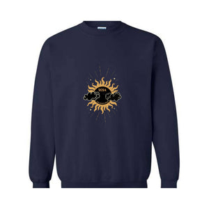 Solar Eclipse 2024 Sweatshirt, Path of Totality Sweatshirt, Countdown to Totality Hoodie, Celestial Sweatshirt, April 8 2024