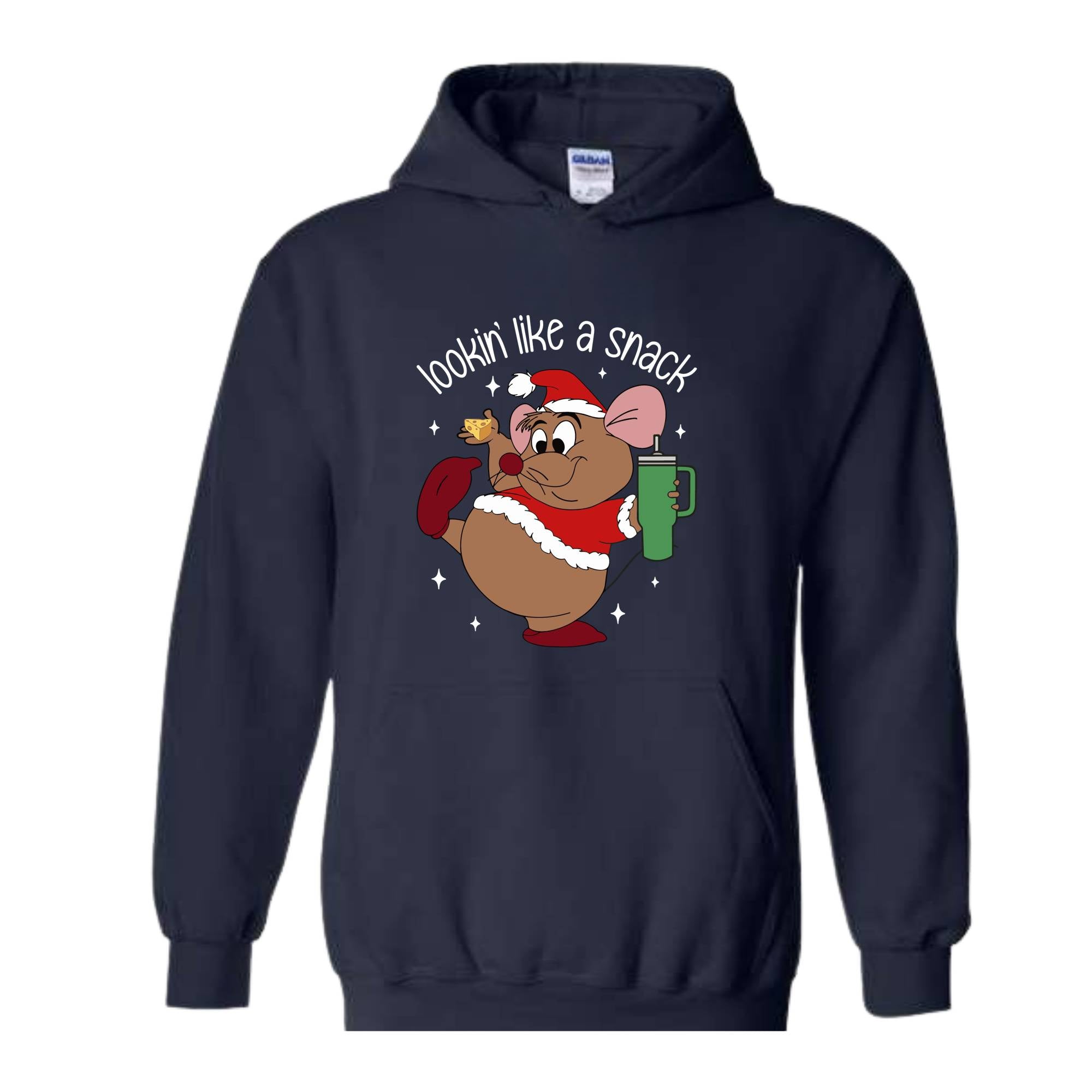 Lookin' Like A Snack Gus Christmas Sweatshirt, Funny Christmas Sweatshirt, Xmas Movie Sweater, Disneyland Christmas Sweatshirt