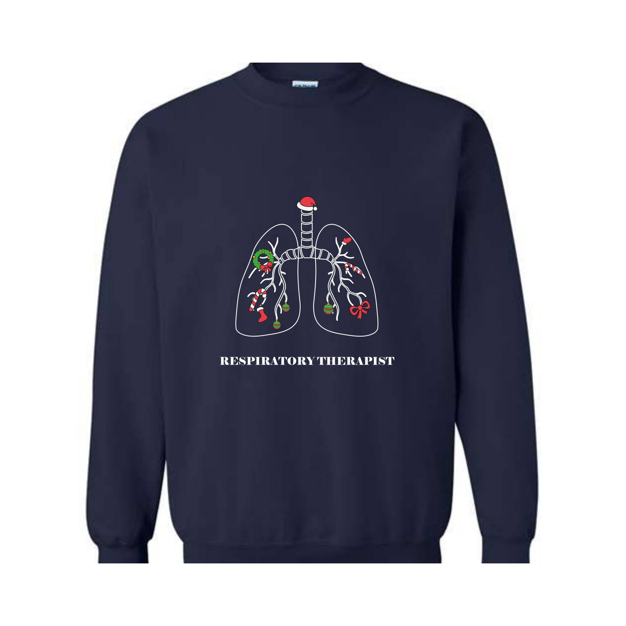 Respiratory Therapist Christmas Sweatshirt, RT Chrismas, RT Gift, RT Christmas Outfit, Pulmonologist Sweatshirt, Pulmonologist Gift