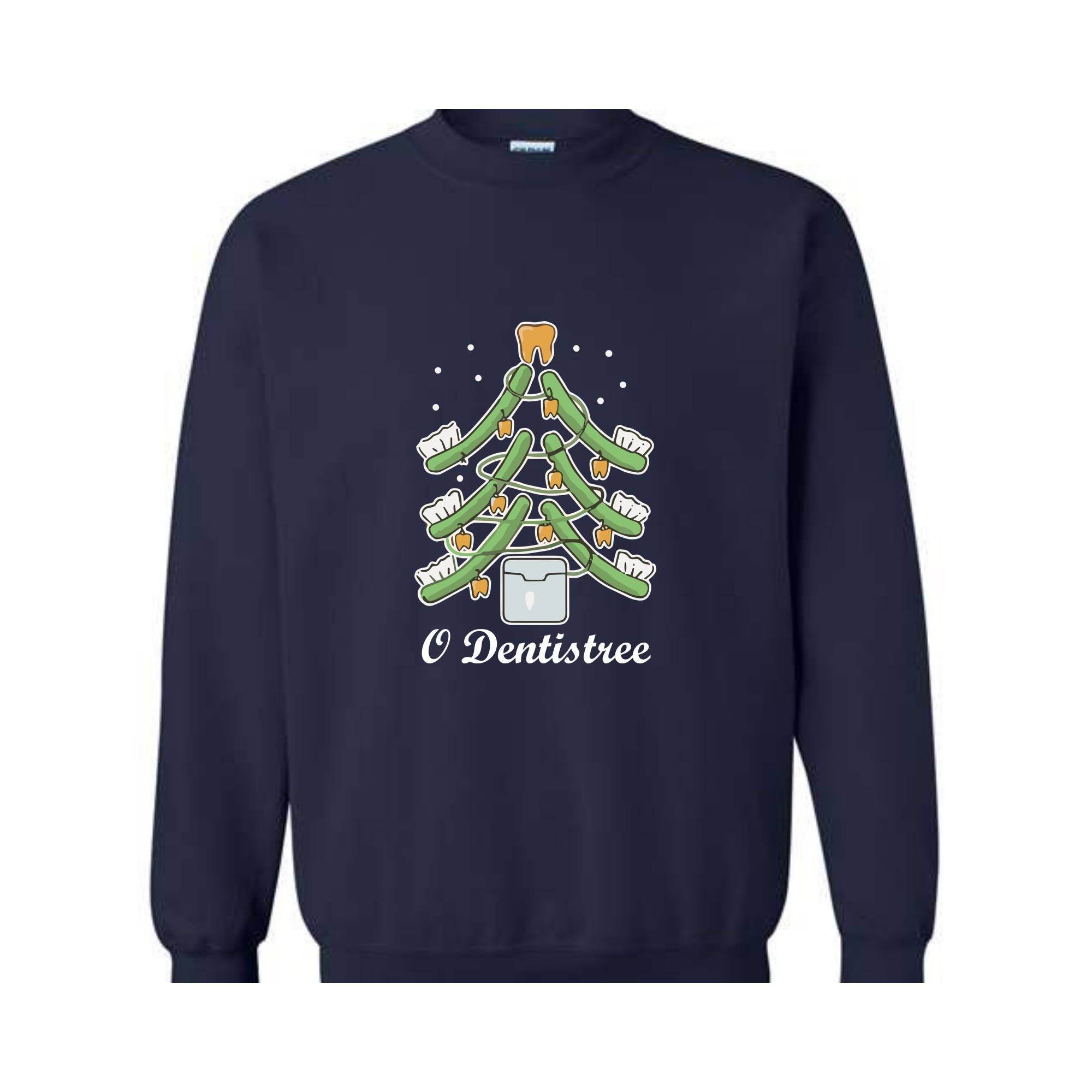 Oh Dentistree Sweatshirt, Christmas Dental Hoodie, Dental Hygienist Tree Hoodie, Dentist Office Assistant Sweater, Santa Hoodie