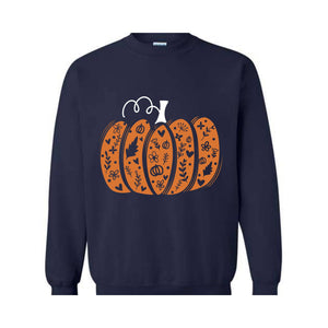 Fall Pumpkin Sweatshirt, Pumpkin Sweatshirt, Cute Pumpkin Shirt, Pumpkin Spice Shirt, Fall Crewneck, Cozy Season Sweatshirt, Fall Clothing