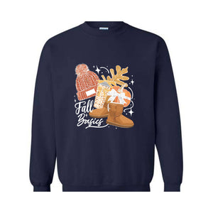 Fall Basics Crewneck Sweatshirt, Coquette Pumpkin Festival Cozy Shirt Sweater, Happy Fall Y’all, Fall Lover Shirt