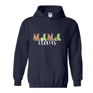 Mama Claus Sweatshirt, Christmas Sweatshirt, Mama Sweatshirt, Xmas Mama Sweatshirt, Cute Mom Sweatshirt, Christmas Mama Gift