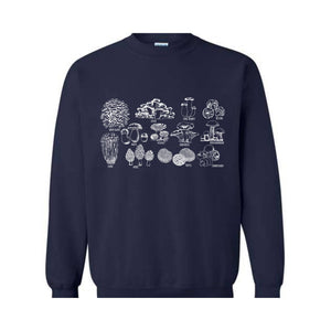 Vintage Mushroom Sweatshirt, Nature Lover Sweatshirt, Mushroom Collector Sweatshirt, Gardener Sweatshirt, Cottage Core Sweatshirt