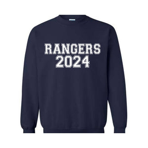 Team Mascot  Rangers Team , Mascot Crewneck, School Team Spirit, Rangers Sweatshirt, Rangers School , Rangers Football