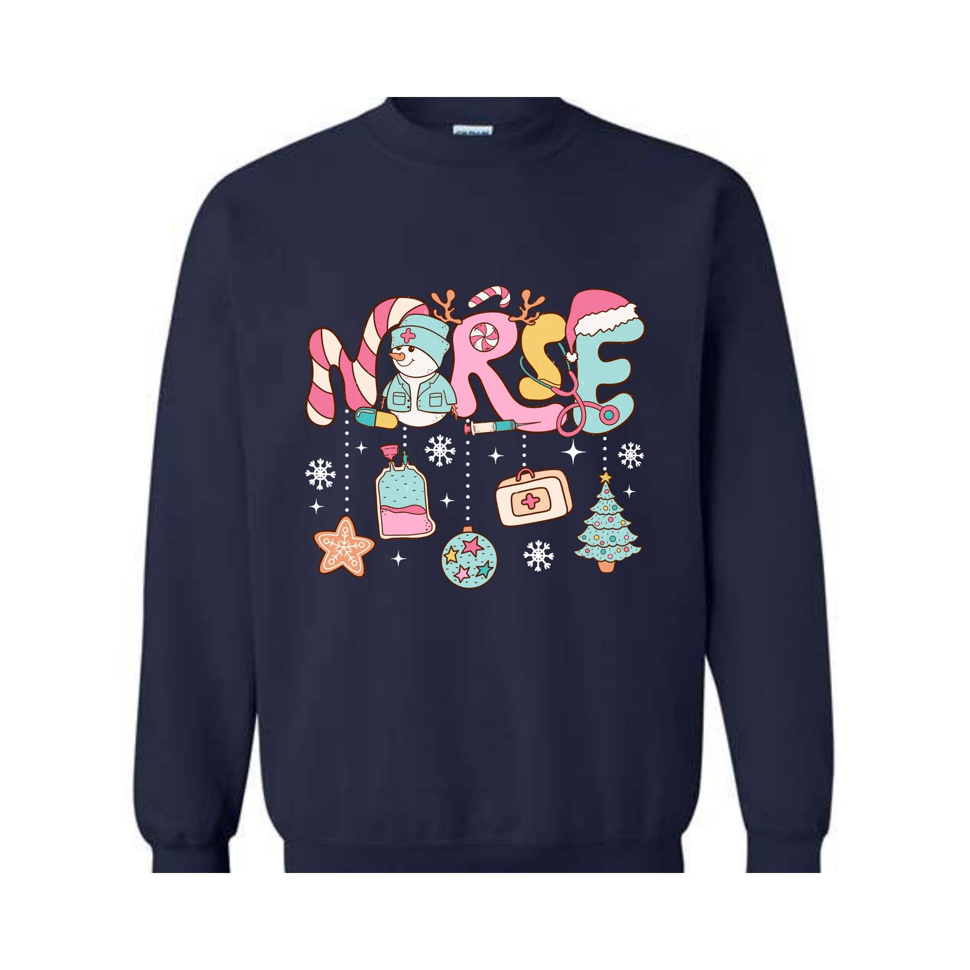 Nurse Christmas Sweatshirt, Christmas Nurse Sweatshirts, Holiday Nurse Sweater, Christmas Shirt, Holiday Nurse, Nursing Sweaters