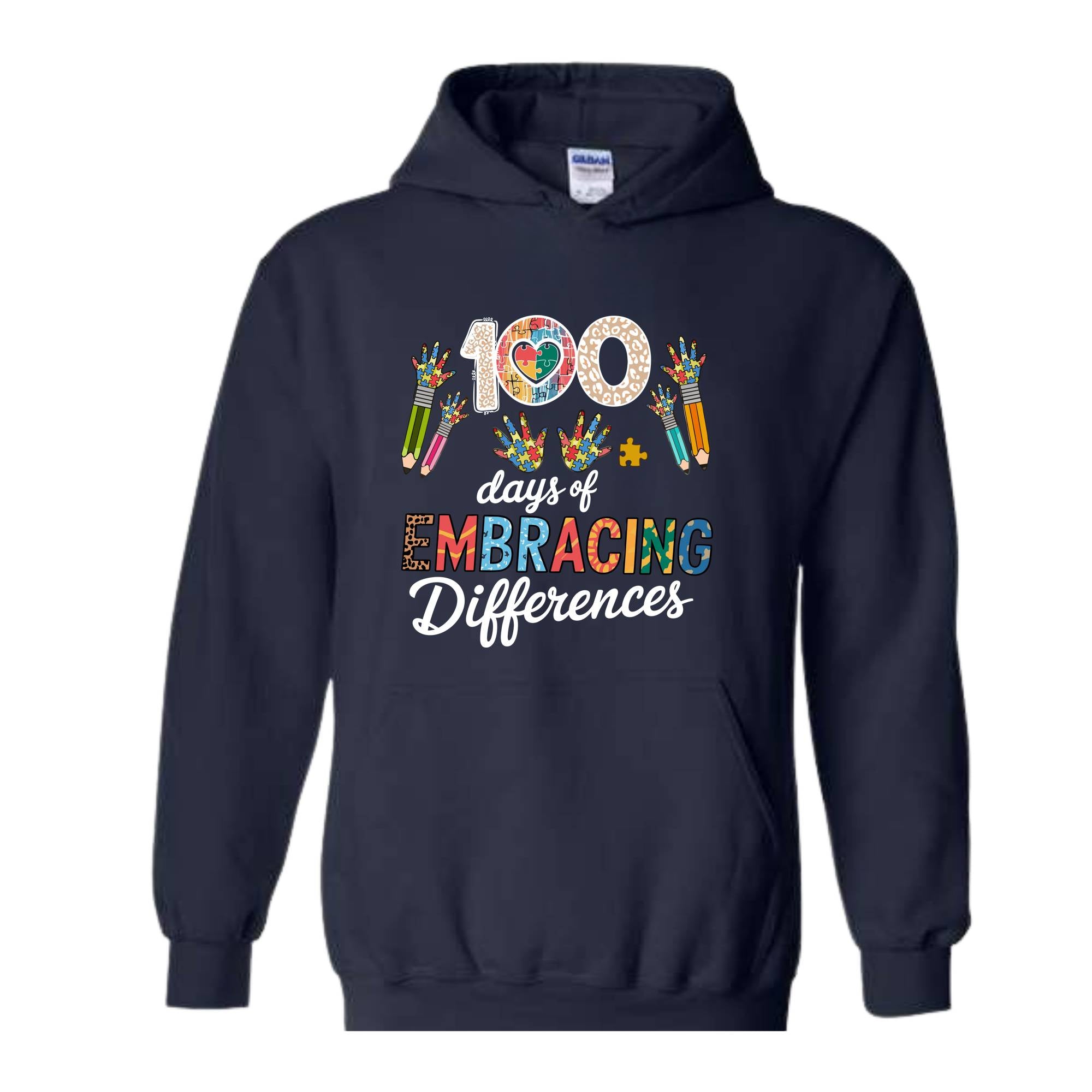 100 Days of School Sweatshirt, 100 Days of School Hoodie, New Teacher Hoodie, School Hoodie, Back To School Gift, Teacher Gift