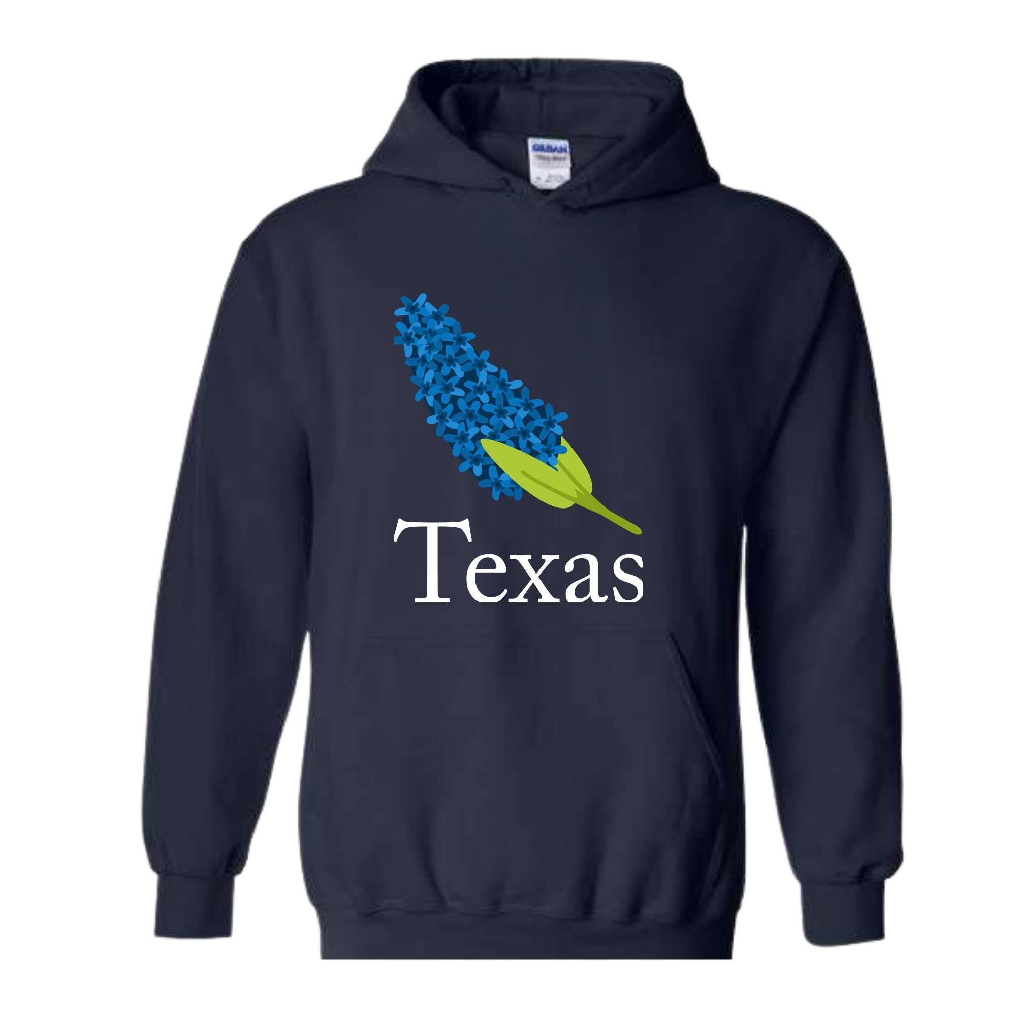 Texas Bluebonnets Hoodie, Texas Hoodie, State Hoodie, Home State Hoodie, Texas Flower Hoodie, Austin Texas Hoodie