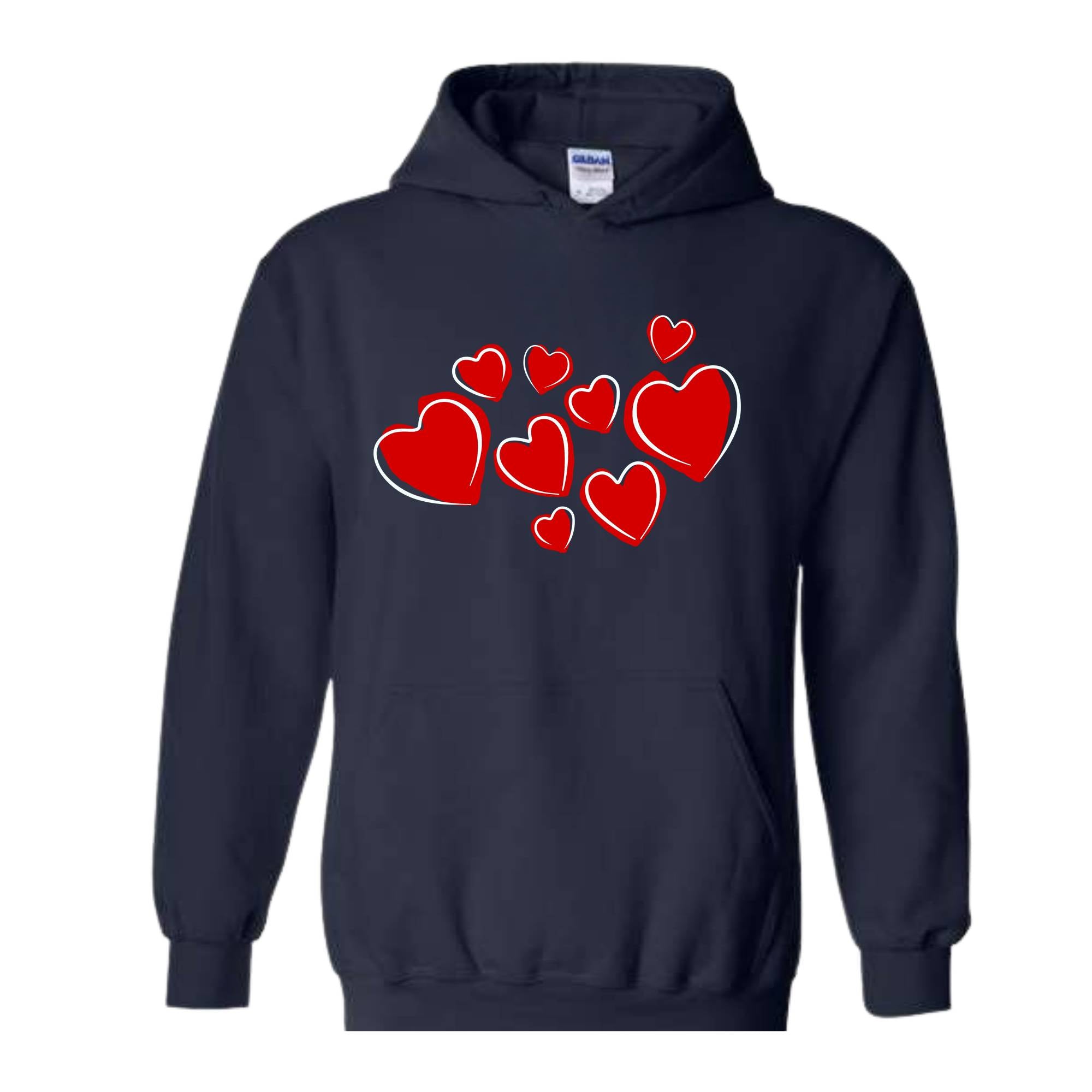 Heart Hoodie, Valentine Hoodie, Cute Valentine Hoodie, Valentine's Day Hoodie, Love Hoodie