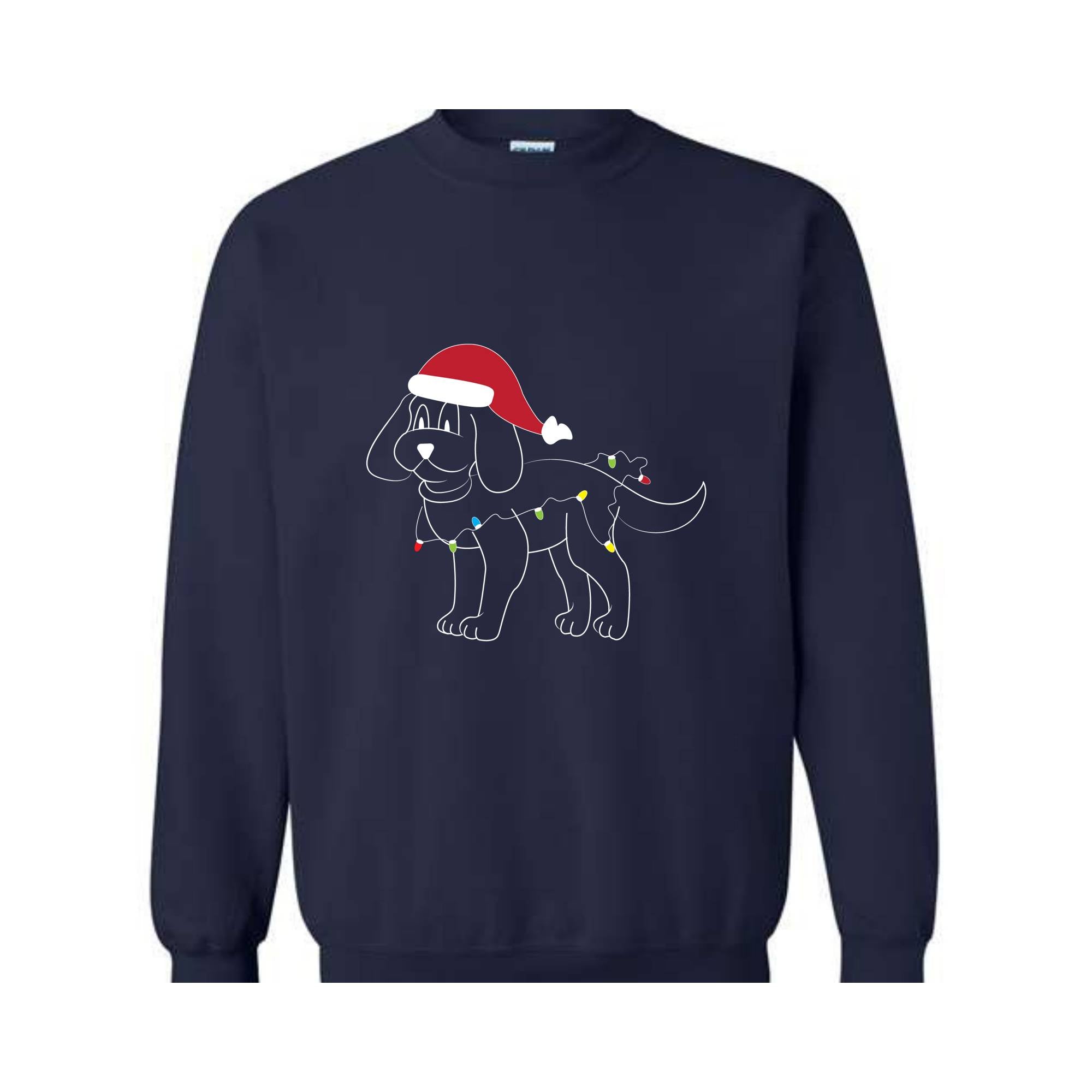 Christmas Dachshund Sweatshirt, Santa Dachshund Sweatshirt, Cute Dachshund Sweatshirt, Holiday Dachshund Sweatshirt , Dachshund Sweatshirt