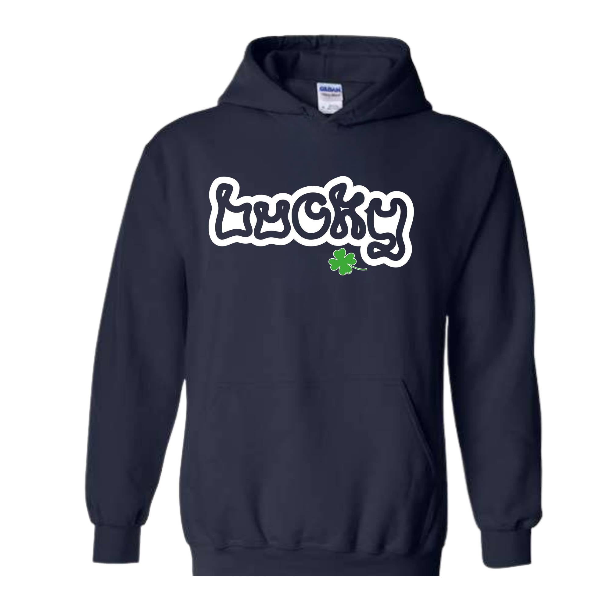 Lucky St Patrick's Sweatshirt, Lucky Hoodie, Lucky St Patrick's Gift, Lucky Charm, St Patrick's Hoodie, St Patrick's Apparel, Patricks Day