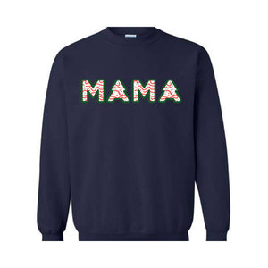 Christmas Mama Sweatshirt, Christmas Hoodie, Mama Sweatshirt, Tree Cake Mama Hoodie, Christmas Gift, Mom Hoodie, Funny Mom Tee