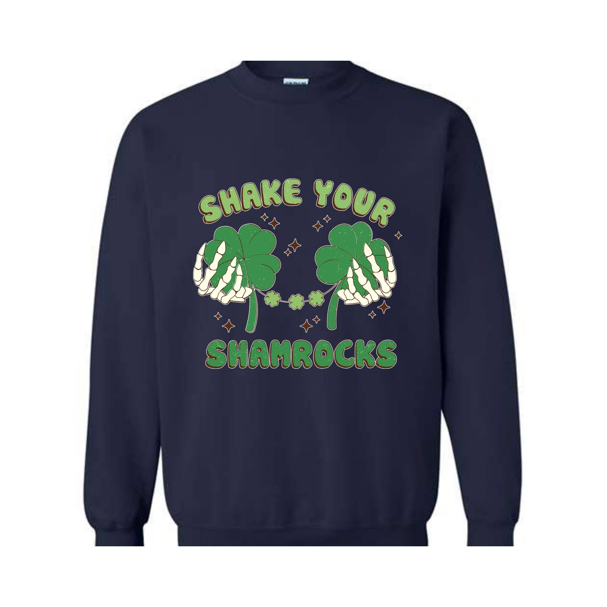 Shake Your Shamrock Sweatshirt, Funny St Paddy's Day Sweatshirt, Shake Your Shamrock Shirt, Cute Saint Patrick's Day Sweatshirt for Women