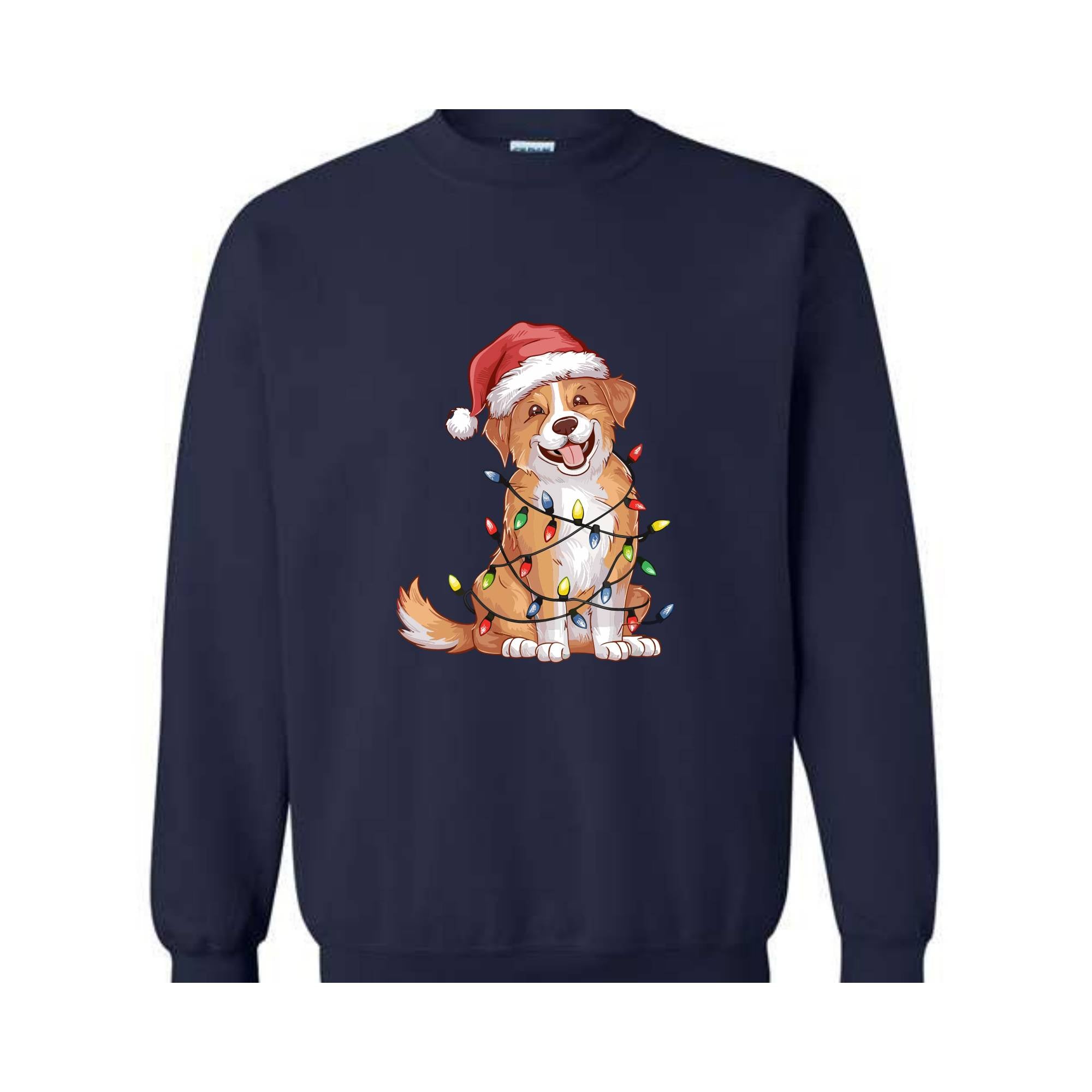 Festive Labrador Christmas Sweatshirt, Santa Labrador Sweater, Christmas Labrador Sweatshirt, Labrador Dog Lover Gift