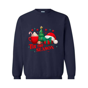 Tis The Season Sweatshirt, Christmas Tis The Season Sweatshirt, Merry Christmas Shirt, Christmas Sweatshirt, Cute Winter Sweatshirt