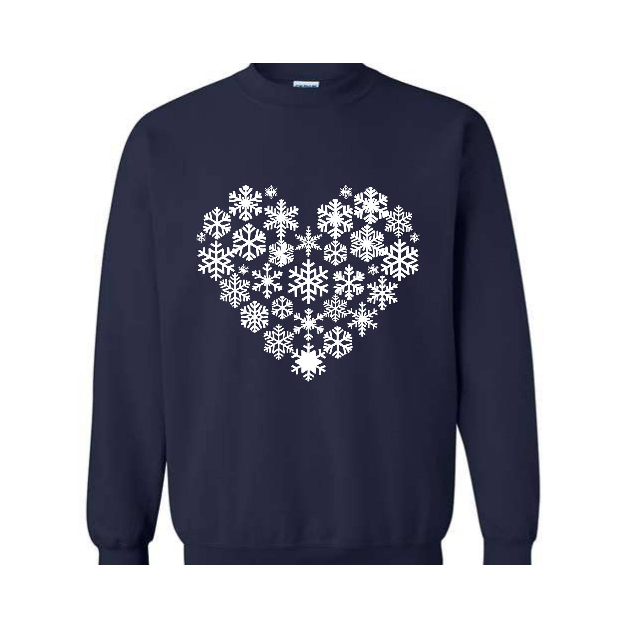 Snowflake Sweatshirt, Christmas Sweatshirt, Women Holiday Shirt, Snow Flake Sweater, Snow Sweatshirt, Christmas Gift Shirt, Winter Shirt