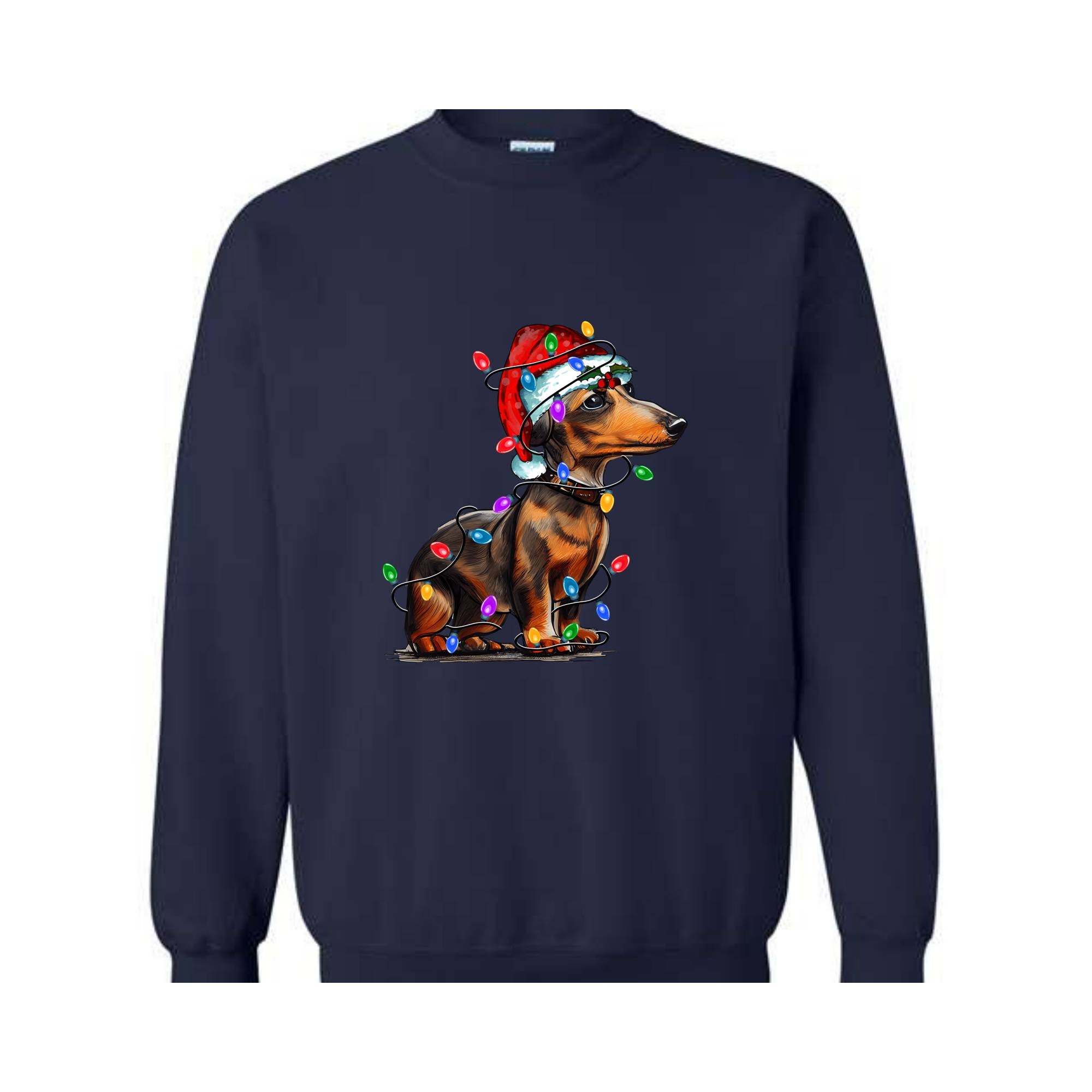 Dachshund Christmas Sweatshirt, Christmas Gifts, Christmas Dog Sweater, Dog Lover Gifts, Dachshund Christmas Hoodie