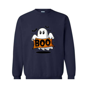 Boo Sweatshirt, Halloween Ghost Sweatshirt, Boo Shirt, Spooky Ghost Hoodie, Spooky Season Ghost Sweater, Spooky Vibes Shirt, Halloween Gifts