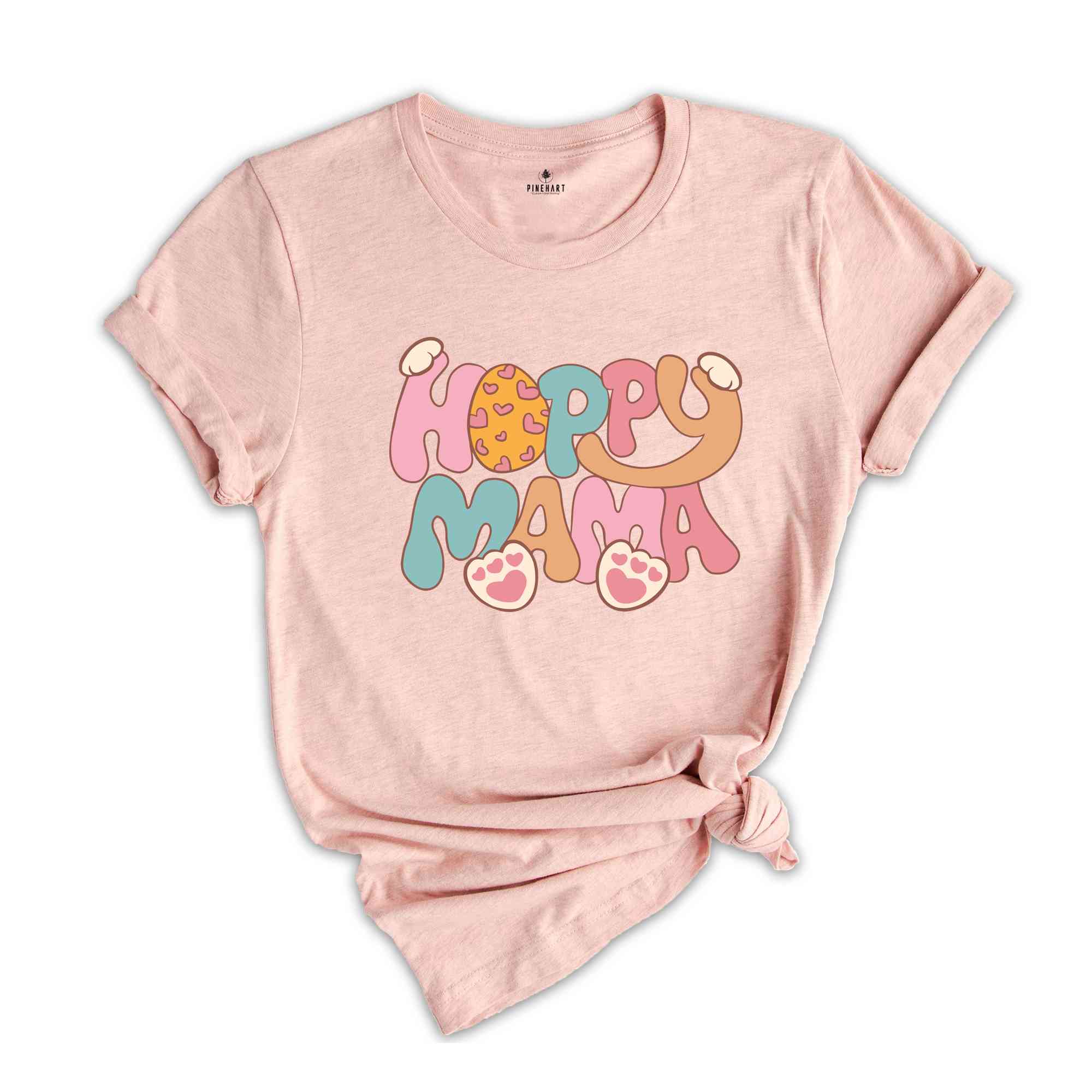 Hoppy Mama Shirt, Easter Day Shirt, Mom Easter Shirt, Gift For Mom, Happy Easter Shirt, Easter Bunny Shirt, Bunny Mom Shirt, Mama Bunny