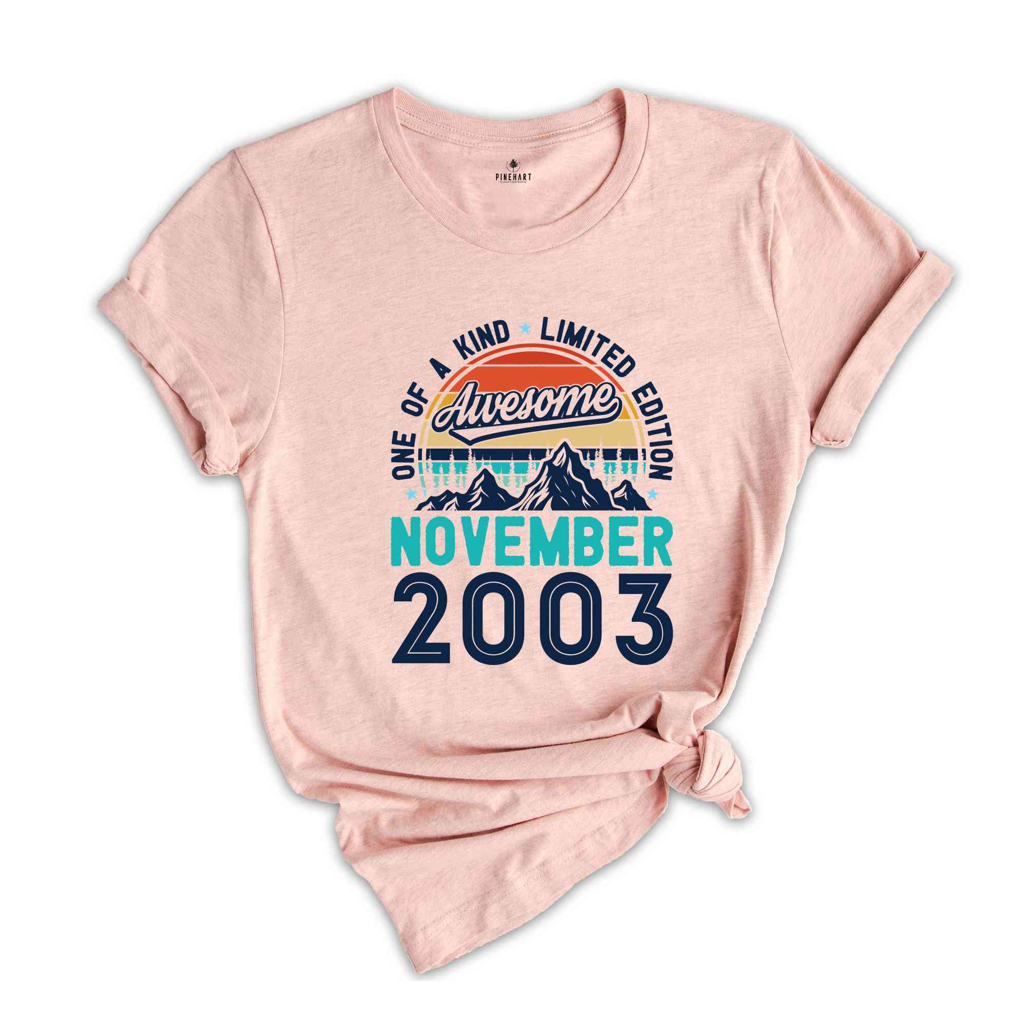 One Of A Kind Limited Edition Birthday 2003 Shirt, 21 Years Old Shirt, Birthday Party Shirt, Birthday Shirt, Family Birthday Party