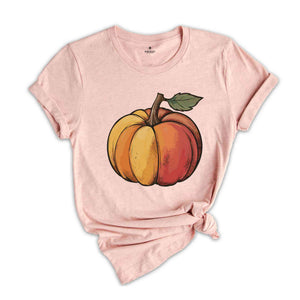 Colorful Pumpkin Shirt, Cute Pumpkin Shirt, Watercolor Pumpkins, Halloween Shirt, Autumn Shirt, Cute Fall Shirt, Gift For Halloween