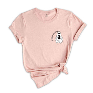 Spooky Season Shirt, Cute Ghost Shirt, Spooky Vibes Shirt, Funny Halloween Shirt, Ghost Shirt, Halloween Ghost Shirt