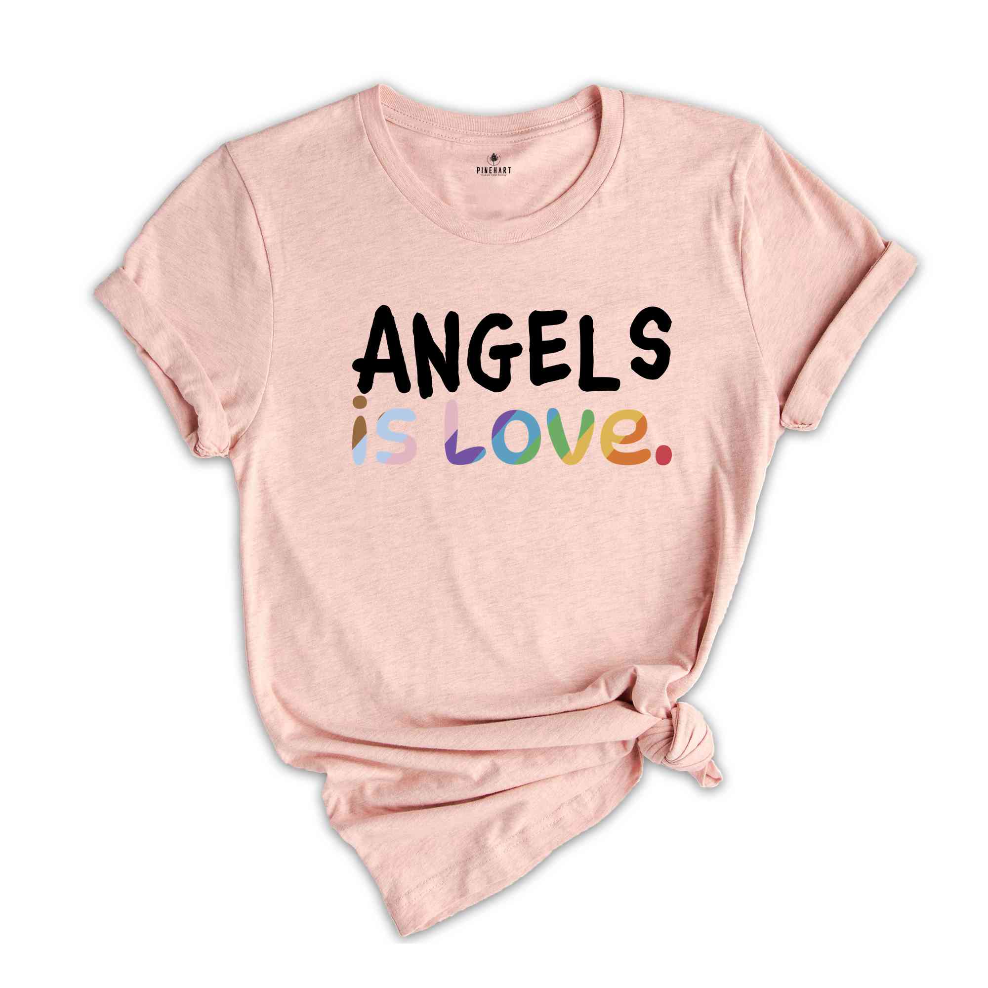 Angels Is Love Shirt, LGBTQ Shirt, Pride Month Shirt, Equal Rights Shirt, Love Is Love Shirt, Pride Shirt, Gay Shirt