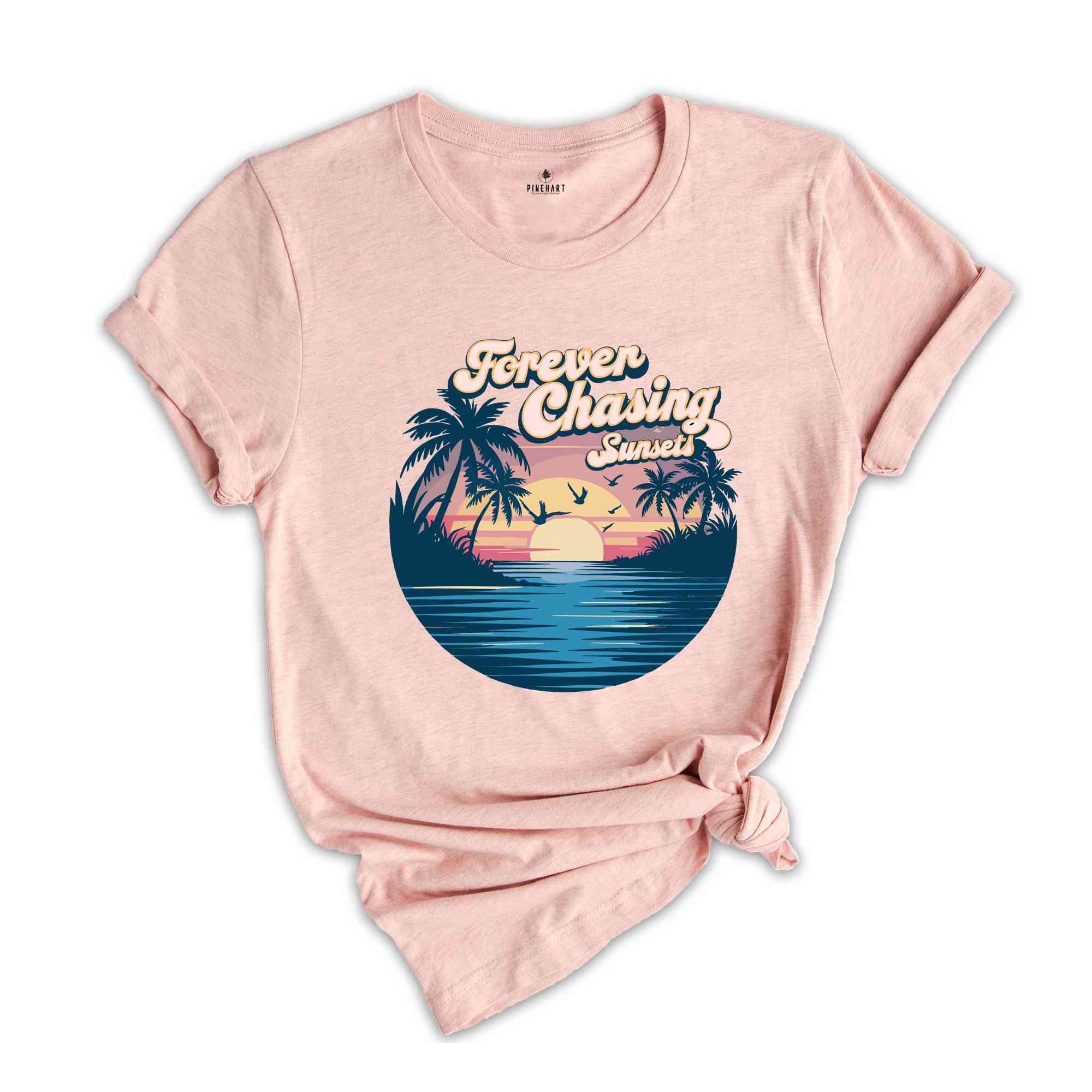 Forever Chasing Sunsets Beach Shirt, Sunset Beach Shirt, Summer Shirt, Vacation Travel Shirt, Beach Shirt, Travel Shirt