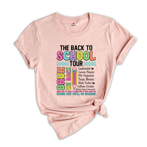 The Back to School Teacher Tour T-Shirt, Teacher Shirt, Back to School Shirt, Gifts For Teachers, First Day Of School Shirt