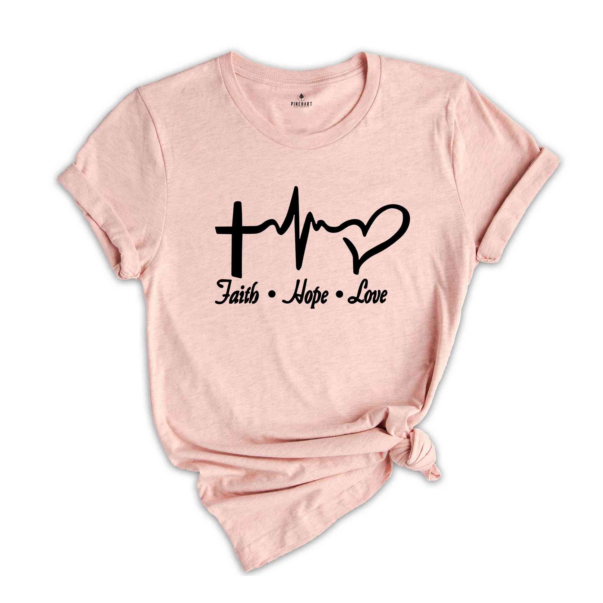 Faith Hope Love Shirt, Christian Shirt, Jesus Shirt, Church Shirt, Religious Shirt, Faith Shirt, Bible Verse Shirt, Faith Cross Shirt