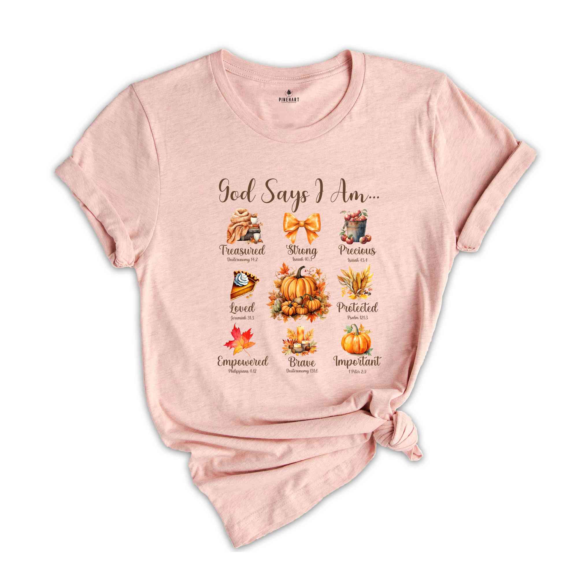 God Says I Am Shirt, Cute Fall Shirt, Fall Vibes Shirt, Halloween Shirt, Religious Shirt, Halloween Gift, Christian Shirt, Spooky Vibes