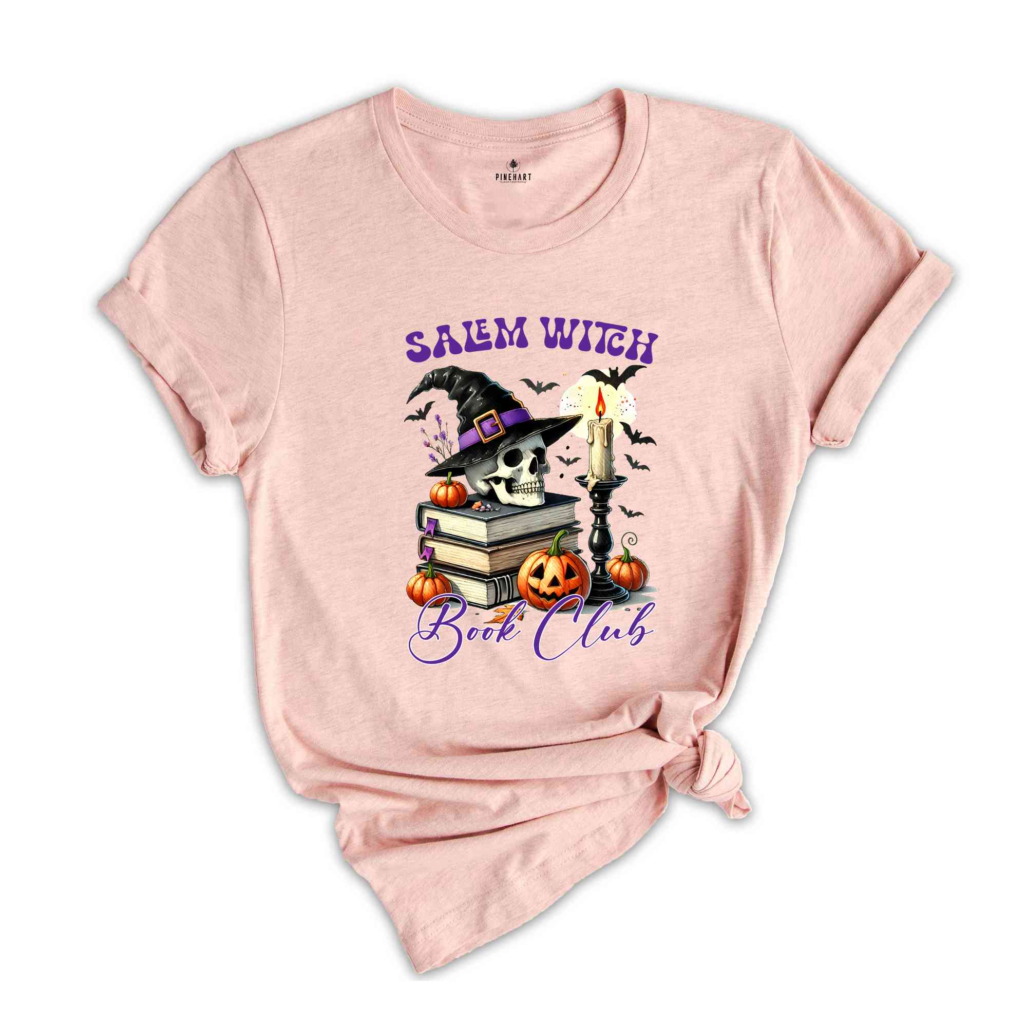 Salem Witch Book Club Shirt, Halloween Shirt, Spooky Pumpkin Shirt, Halloween Party Shirt, Halloween Party