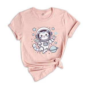 Cat Astronaut Shirt, Outer Space Shirt, Space Shirt, Cat Sweatshirt, Cat Lover Shirt, Cat Mon Shirt, Cat Lover Gift, Cosmic Cat Shirt