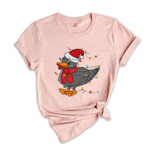 Christmas Duck Shirt, Funny Christmas Shirt, Cute Duck Shirt, Duck Shirt, Christmas Party Tee, Christmas Gift, Happy Christmas Shirt