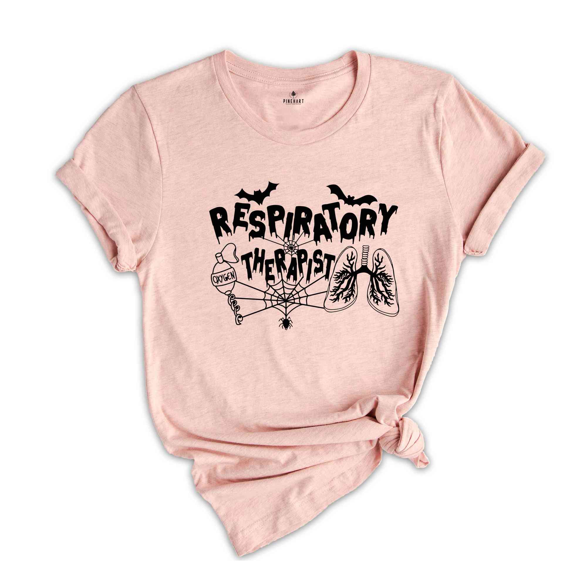 Halloween Respiratory Therapist Shirt, Therapist Crew Shirt, Halloween Tee, Respiratory Therapist Gift, Halloween Party Tee, RT Shirt