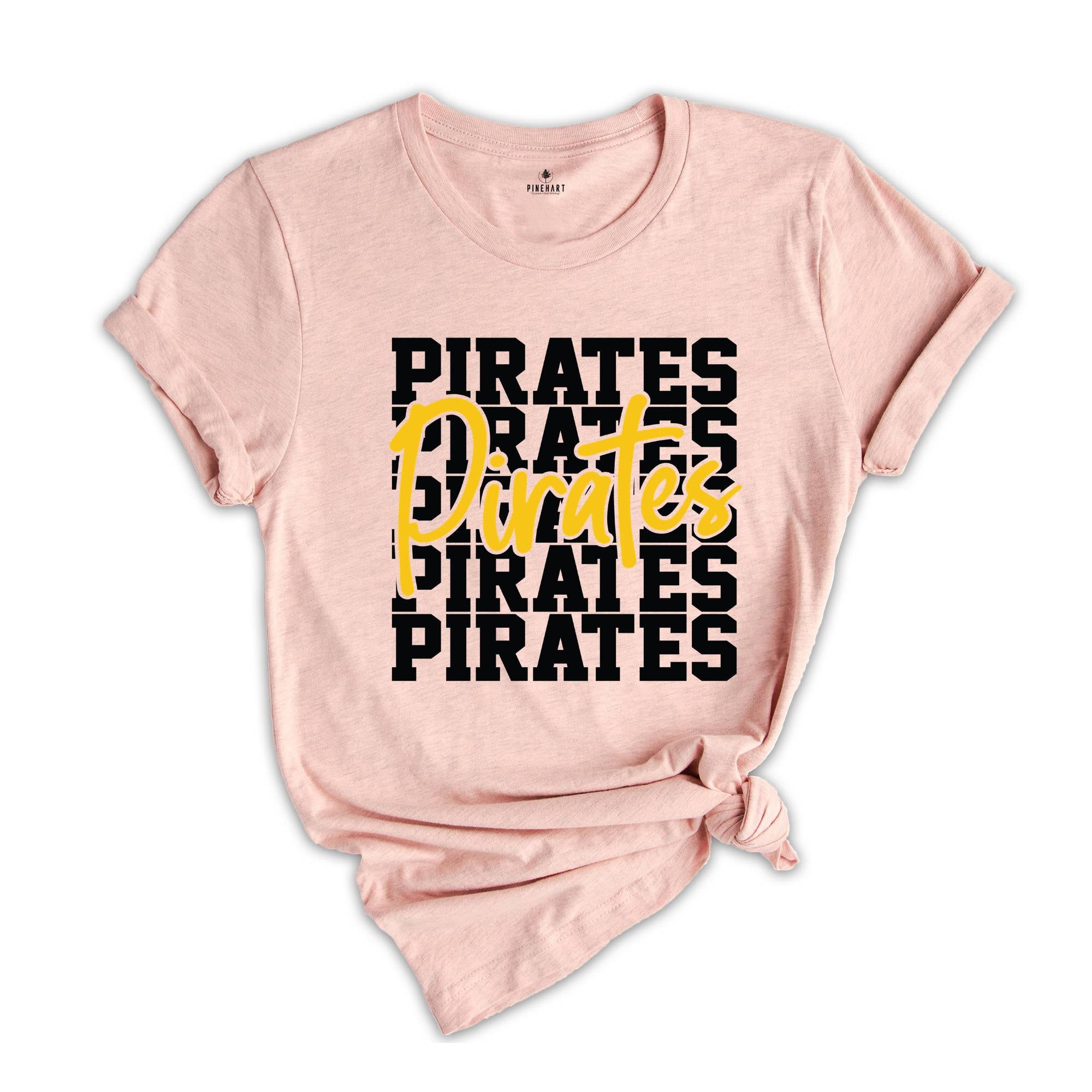 Team Mascot Shirt, Pirates Team Shirt, Pirates Football Shirt, Pirates Fan Shirt, Pirates School Shirt, Pirates School Spirit