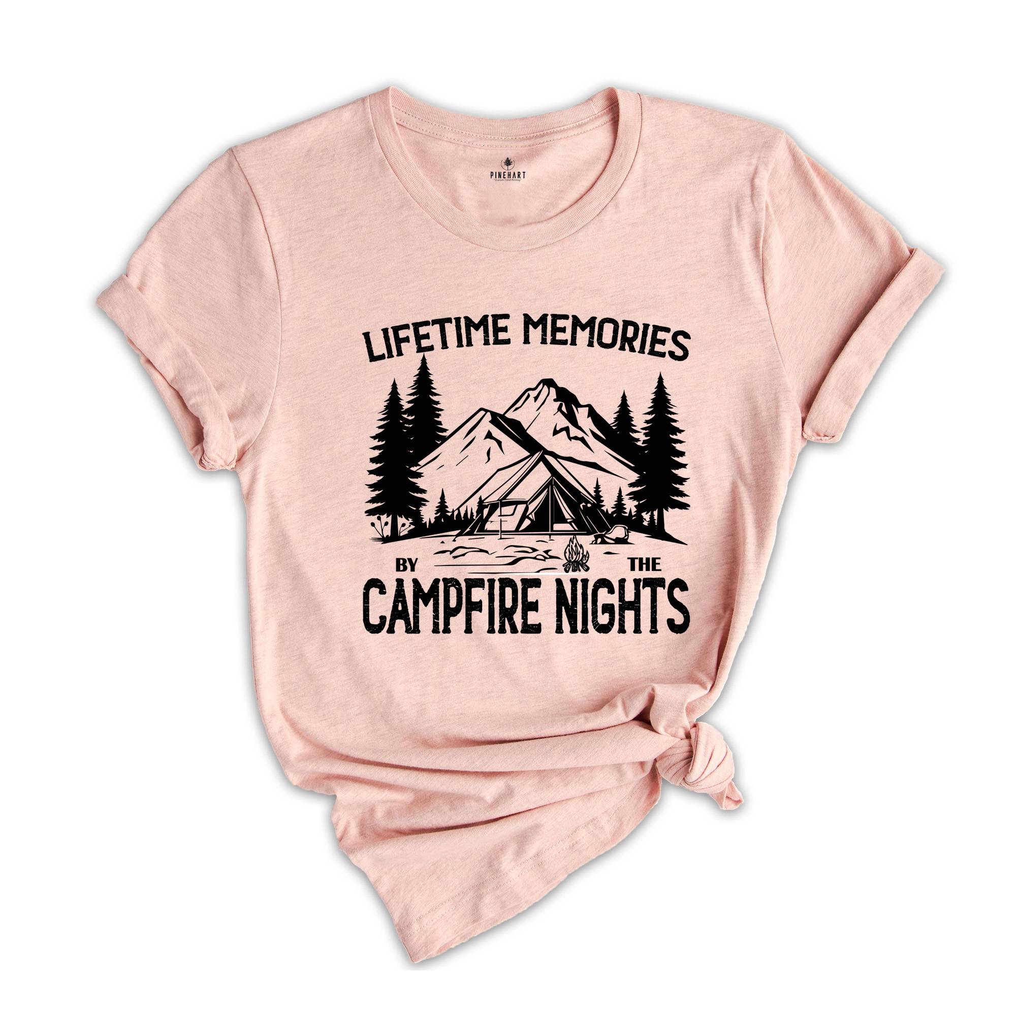 Life is Better By The Campfire Shirt, Adventure T-Shirt, Camping Heart Tee, Travel Shirt, Adventure T-Shirt, Gift for Camping Lover