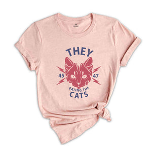 They Are Eating The Cats T-Shirt, Funny Elections Shirt, Trump 2024 For President, Republican Shirt For Usa Elections